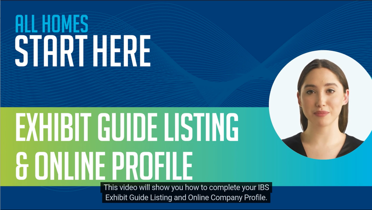 Thumbnail for How to Complete Your Exhibit Guide Listing & Online Profile