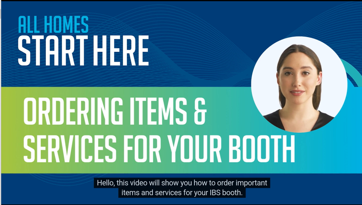 Thumbnail for How to Order Items & Services for Your Booth