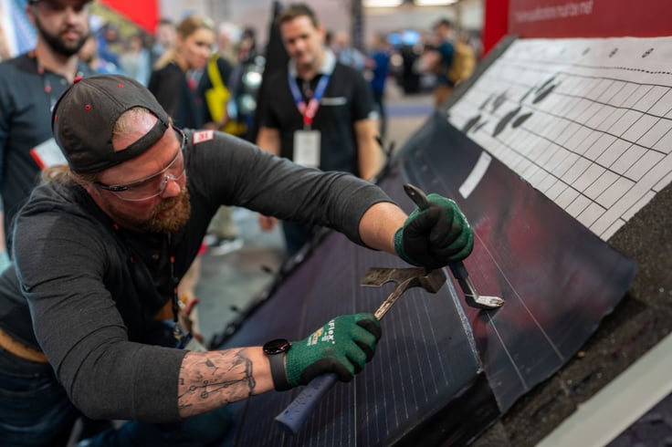 Man working with tools